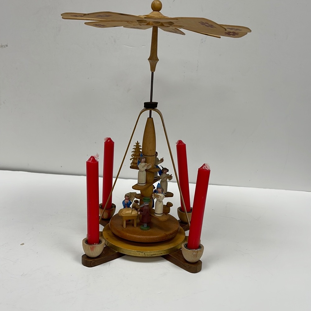 Vintage German Christmas Pyramid Eika Ketzen